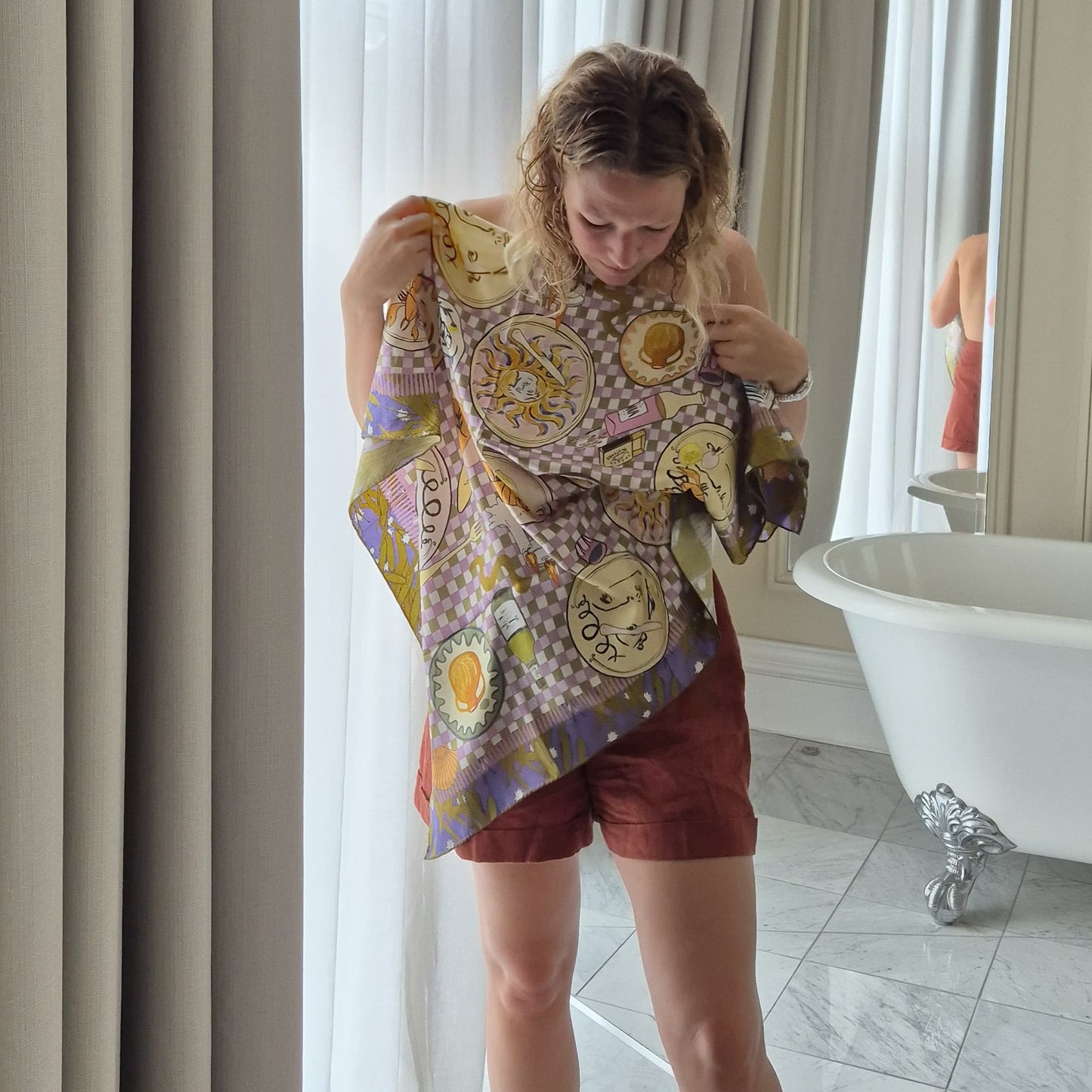 funday foulard carré opened